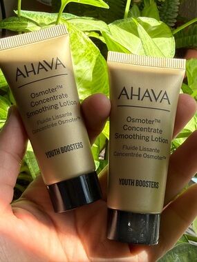 2 PCS AHAVA Osmoter Concentrate Smoothing Lotion – Mini 15ML (New)